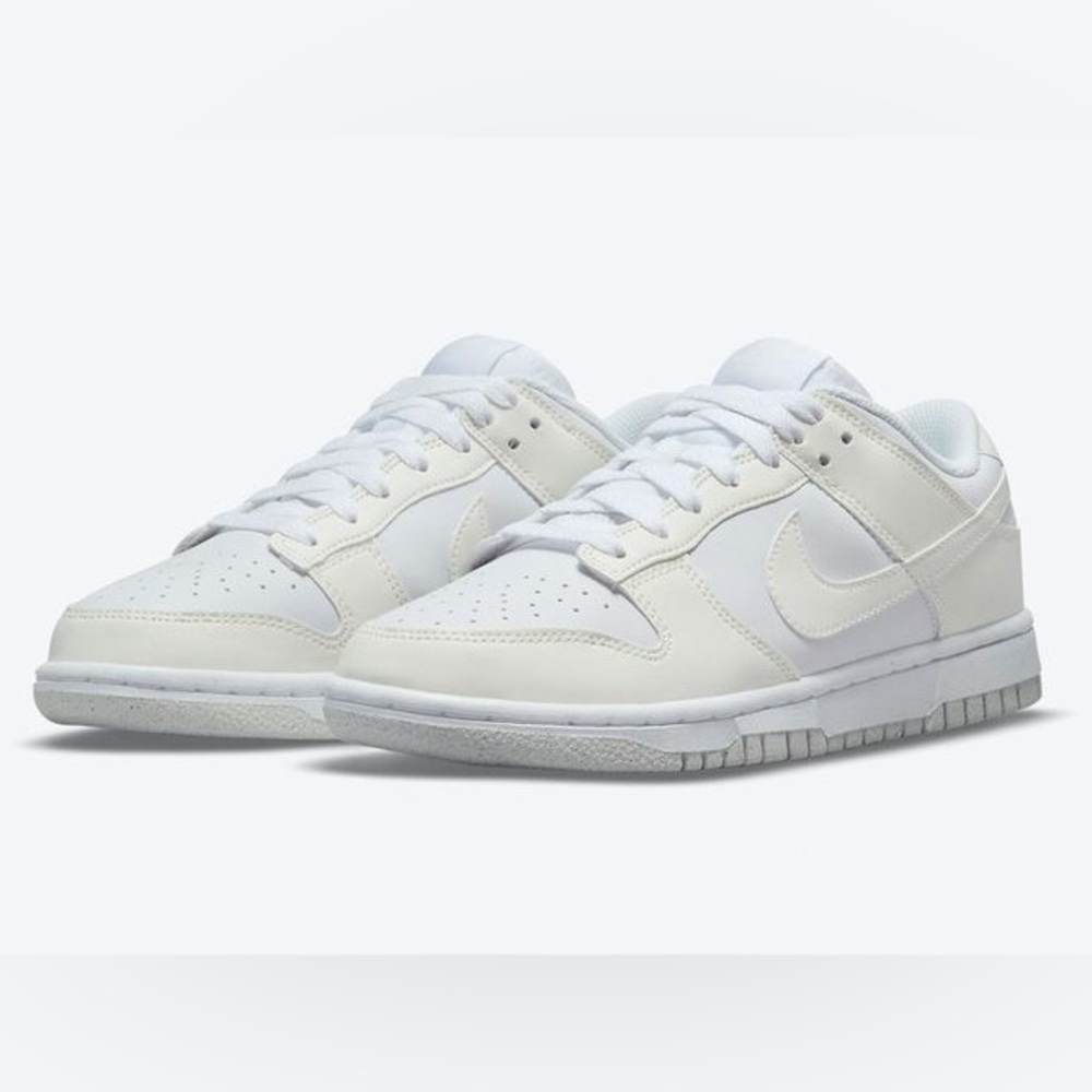 Nike- Dunk Low “White/Sail” 8W